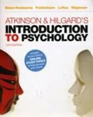 Atkinson & Hilgard's Introduction To Psychology