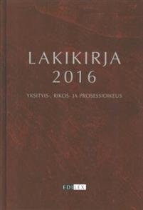 Lakikirja 2016