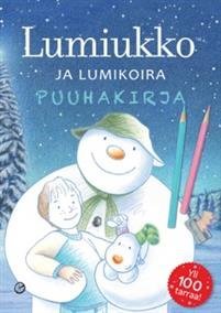 Lumiukko ja lumikoira puuhakirja