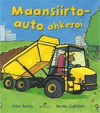 Maansiirtoauto ahkeroi