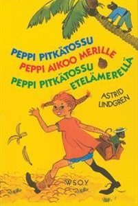 Peppi Pitkätossu-laatikko. sis 3 Peppi-kirjaa