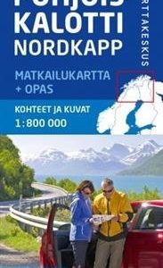 Pohjoiskalotti Nordkapp matkailukartta + opas