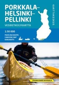 Porkkala-Helsinki-Pellinki vesiretkeilykartta