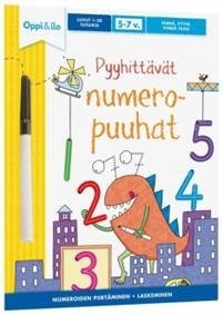 Pyyhittävät Numeropuuhat 5 - 7 v