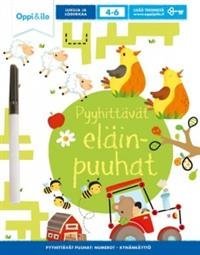 Pyyhittävät eläinpuuhat -puuhakirja 4-6v