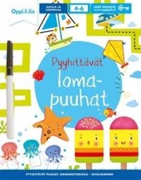 Pyyhittävät lomapuuhat -puuhakirja 4-6 v