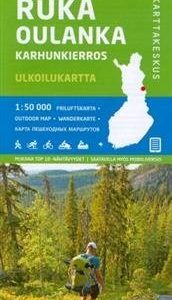 Ruka-Oulanka-Karhunkierros 1:50 000 ulkoilukartta