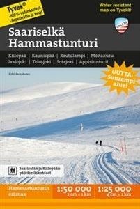 Saariselkä Hammastunturi tunturikartta 1:50 000/1:25 000