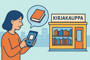 Kirjan tilaaminen kirjakaupan kautta, kun sitä ei ole hyllyssä